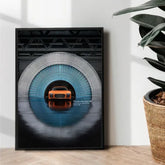 Audi sport R8 illustration poster - wall art